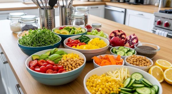 La cuisine américaine healthy : des salades composées et bowls colorés pour une alimentation saine